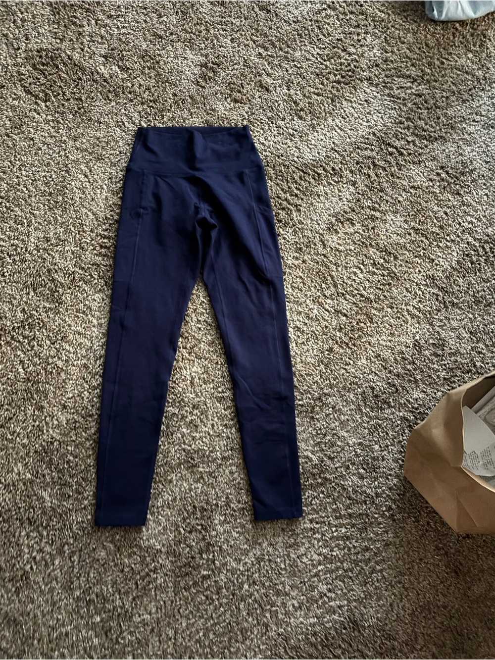 aerie Navy High-Rise Kids Leggings